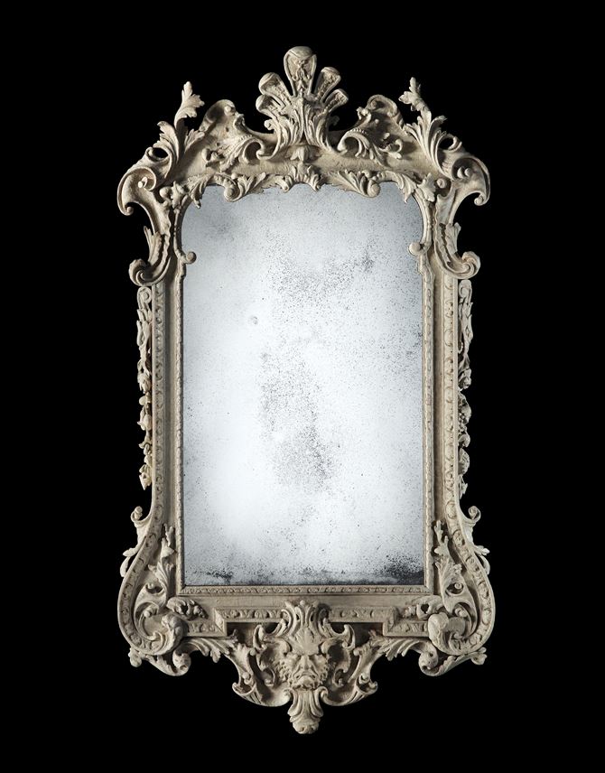 A white painted mirror | MasterArt